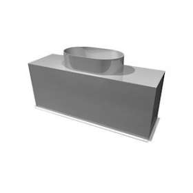 Plénum acier grille de soufflage 500 x150 mm (sortie arrière)|Baillindustrie-BLLPLSI500X150
