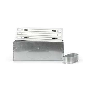 Diffuseur linéaire 3 fentes en aluminium blanc mate de 500 x 150 mm|Baillindustrie-BLLDL3F500