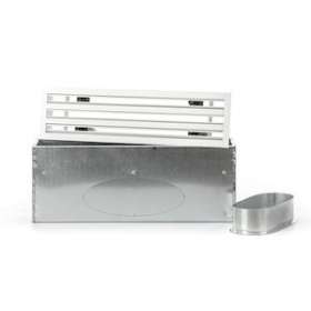 Diffuseur linéaire 3 fentes en aluminium blanc mate de 500 x 150 mm|Baillindustrie-BLLDL3F500