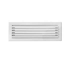 Grille de soufflage lames courbes aluminium blanc mate 500 x 150 mm|Baillindustrie-BLLLC500X150