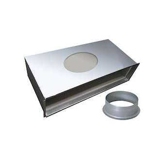 Plénum soufflage acier pour grille double déflexion de 800x200 mm|Baillindustrie-BLLPLDD800X200