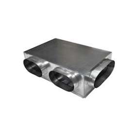 Plénum acier isolé piquages latéraux de 625x400 mm|Baillindustrie-BLLPLACI-LAT-ISO625X400
