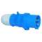 Fiche PE 230V 2P+T 6H 16A IP44