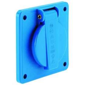 Socle domestique 60X60 250V 10/16A 2P+T bleu IP44|Bals-BA17140
