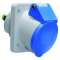 Socle de prise TIR, 230V 2P+T 16A IP44, GT