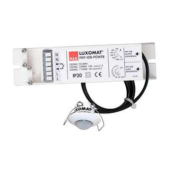 PD9-M-1C-SDB-FP-BL Mini détecteur de présence Maître salle de bains blanc|Beg-BE492912