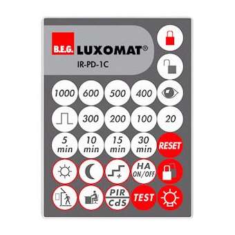 IR-PD-1C Télécommande à infrarouge pour PD Maître 1 Canal|Beg-BE492520