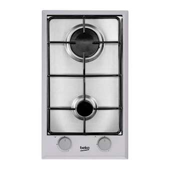 Table de cuisson, 30 cm, 2 Gaz, Inox|Beko france-EKOHDCG32220FX