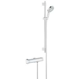 Mitigeur thermostatique douche 1/2' ensemble de douche Grohtherm 2000 Chromé|Grohe-GO234482001