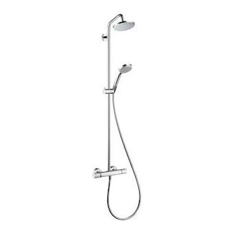 Showerpipe 160, bras de douche 270 mm chromé|Hansgrohe-HA327135000