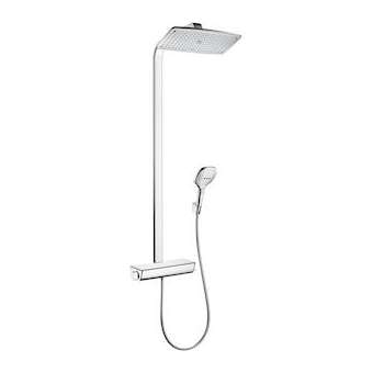 Showerpipe 360 1jet, Bras de douche 380mm chromé|Hansgrohe-HA327112000