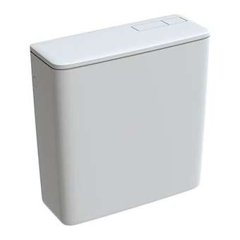 Réservoir Geberit AP128 double touche ali lat: Blanc alpin|Geberit-GBR128.317.11.5