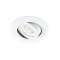 DLT-ISO 90 - Encastré GU10 bascul., blanc, recouvrable, RT2012, lampe non incl.
