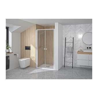 Supra 2 Portes Pivotantes 80 Blanc Transparent|Blanc aqua production-BL5PA1530BTN