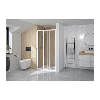 Supra 2 Volets Coulissants 120 Blanc Transparent|Blanc aqua production-BL5PA1553BTN