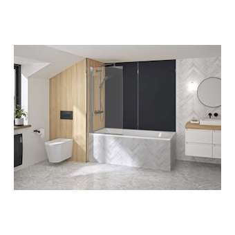 Pare Bain Samoa 80 Chromé Transparent|Blanc aqua production-BL5PB150CTN