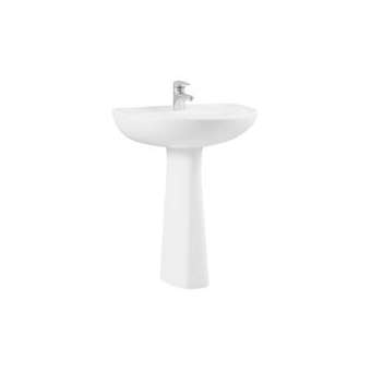 Normus lavabo 60 cm, 1 trou central pour robinet, avec trop-plein|Vitra France-GIR5088L0031029