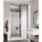 Paroi pivotante CADA XS CC1GL L120 2M argent poli v.clair