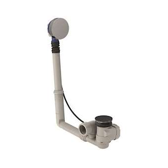 Vidage de baignoire Geberit avec actionnement rotatif, d52, longueur 23 cm, ave|Geberit-GBR150.616.21.1