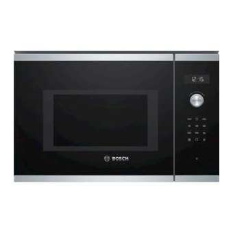 MICRO-ONDES+GRIL ENCASTRABLE 25L INOX|Bosch menager pose enc.-B6SBEL554MS0