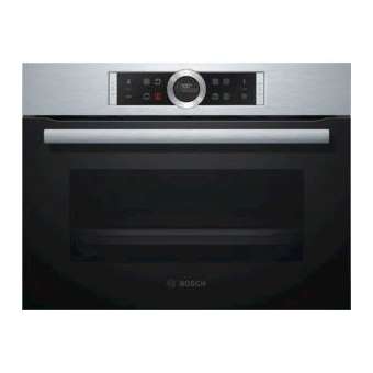 FOUR COMPACT PYROLYSE 47L H45 INOX|Bosch menager pose enc.-B6SCBG675BS3