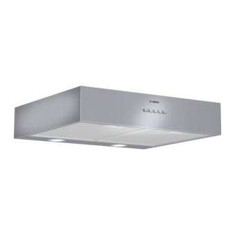 HOTTE VISIERE 60CM 275M3/H D INOX|Bosch menager pose enc.-B6SDHU626ML