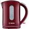 BOUILLOIRE 2200W PLASTIQUE ROUGE 1.7L