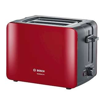 TOASTER 1090W ROUGE|Bosch menager pose libre-BOSTAT6A114
