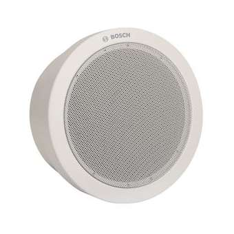 Coffret métallique rond 6W en 100V. Blanc RAL9010. Montage en saillie ou en enca|Bosch sono-PHSLB1-UM06E-1