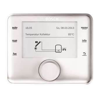 Interface de régulation murale EMS 2.0 CS 200. Régulateur solaire autonome.|Bosch Thermotechnologie-BOT7738111070