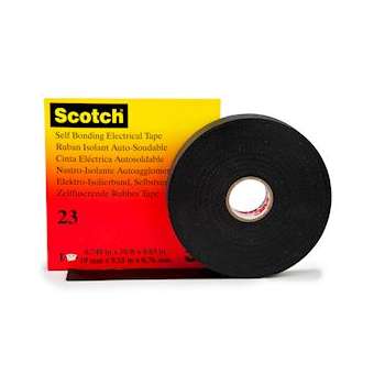 3M Scotch 23 Ruban d'isolation élastomère 9.15m x 19mm|3M france-TRM80012