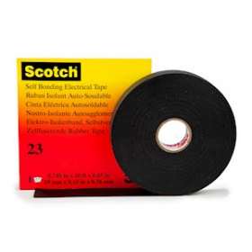 3M Scotch 23 Ruban d'isolation élastomère 9.15m x 19mm|3M france-TRM80012