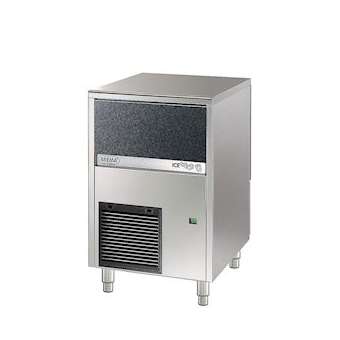 Machine à glaçons creux 40 kg/24h, réserve 15 kg, condenseur eau|Brema-BRZIMF35W-HC
