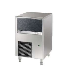 Machine à glaçons creux 40 kg/24h, réserve 15 kg, condenseur eau|Brema-BRZIMF35W-HC