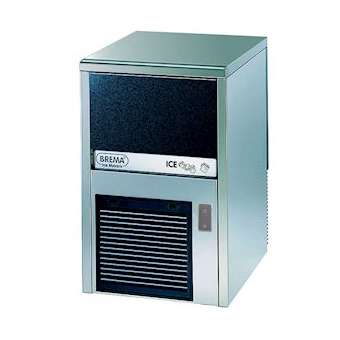 Machine à glaçons pleins 21 kg/24h, réserve 4kg, condenseur eau|Brema-BRZCB184INOXW-HCW