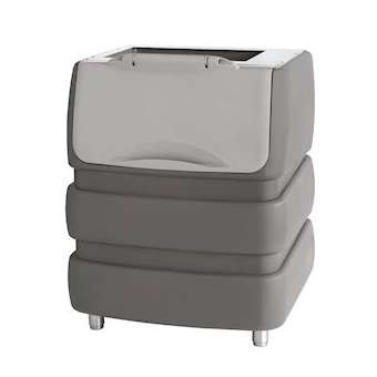 Réserve ABS 240kg. Dimensions (LxPxH) mm: 942x795x1053|Brema-BRZBIN240PE-VM500