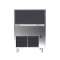 Machine à glaçons pleins 77 kg/24h, réserve 40kg, condenseur eau