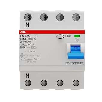 Inter. Dif. (F204) 4P 40A 30mA Ac|ABB-ABB442051