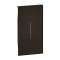 Enjoliveur Living Now pour commande d'éclairage 2 modules - noir|Bticino-TICBTKG01M2