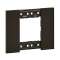 Plaque de finition Living Now Collection Les Noirs 2 modules finition Noir