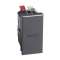 Poussoir axial Axolute 10A 250V~ bornes automatiques - Anthracite - 1 module