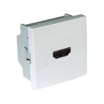 Prise HDMI 45x45 mm - Blanc|Bubox Systems-BUBB452HDM-9