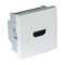 Prise HDMI 45x45 mm - Blanc