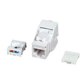 Connecteur RJ45 Cat.6A UTP keystone - à combiner avec plastron|Bubox Systems-BUBB450C6AU