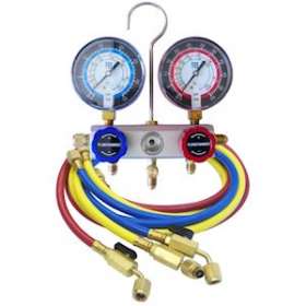 Kit manifold 2 voies R32/R410A + jeu de 3 flexibles 150cm et sac à dos robuste|Deck 912-DCKMG-250-R32