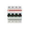 S200 Disjoncteur modulaire- 4P - 10A courbe C - 6000A/10kA (4 modules)-peignable