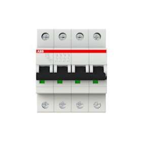 S200 Disjoncteur modulaire- 4P - 10A courbe C - 6000A/10kA (4 modules)-peignable|ABB-ABB352436