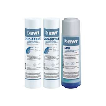 Pack PILODIPHOS de 2 cartouches anti-impuretés 20µm, 1 cartouche silicophosphate|Bwt-BWTP0090635