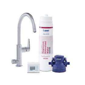 AQA DRINK PURE URBAN, Filtre sous évier, cartouche, robinet GROHE 3 voies en C|Bwt-BWTP0003907