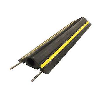 VOLGA BASIC 60J: passage de cable Vehicules - 1m - NOIR/JAUNE - 1 câble D60mm|Cable equipements-CQSPCB60A100J